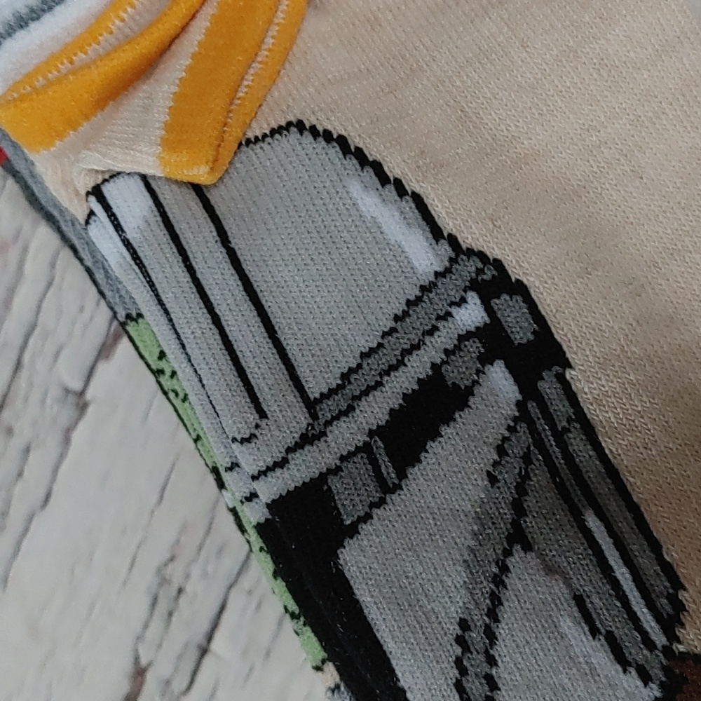 STAR WARS Mandalorian ankle sox 6 pairs size L shoe approx 3-9 - Picture 7 of 7